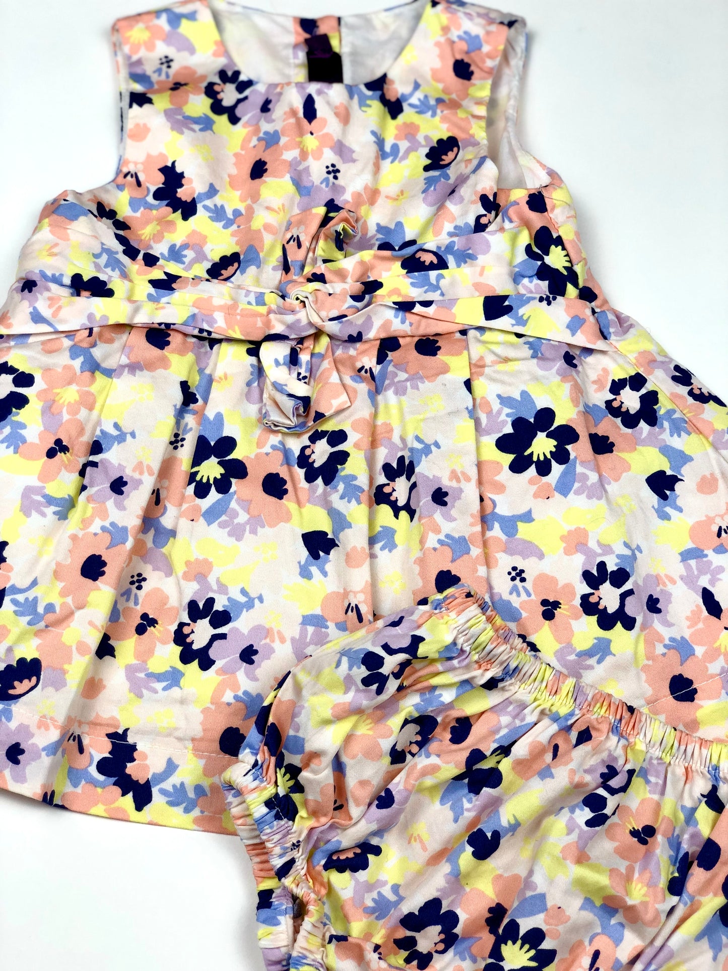 Robe + Bloomer à fleurs Sergent Major 3 mois