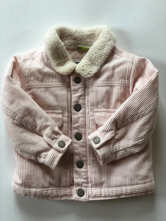 Manteau velours côtelé rose Tape à l’oeil taille 18 mois