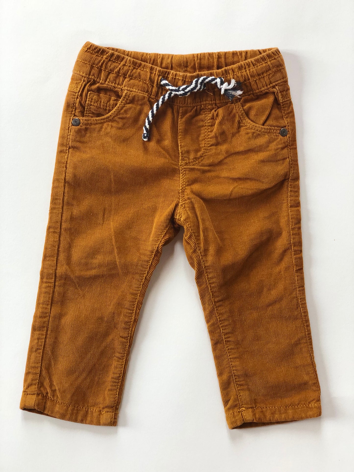 Pantalon camel en velours côtelé Tape à l’oeil taille 6 mois