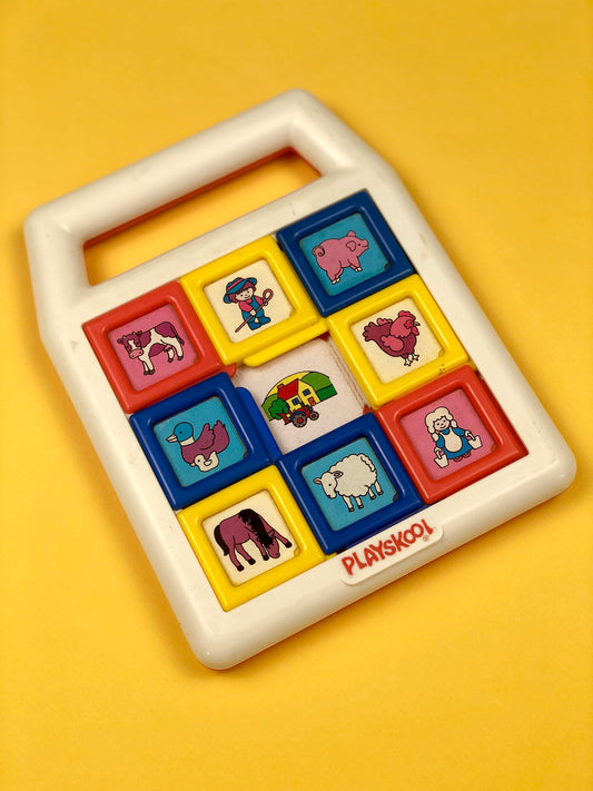 Jeux d’éveil « la ferme » vintage Playskool 1990