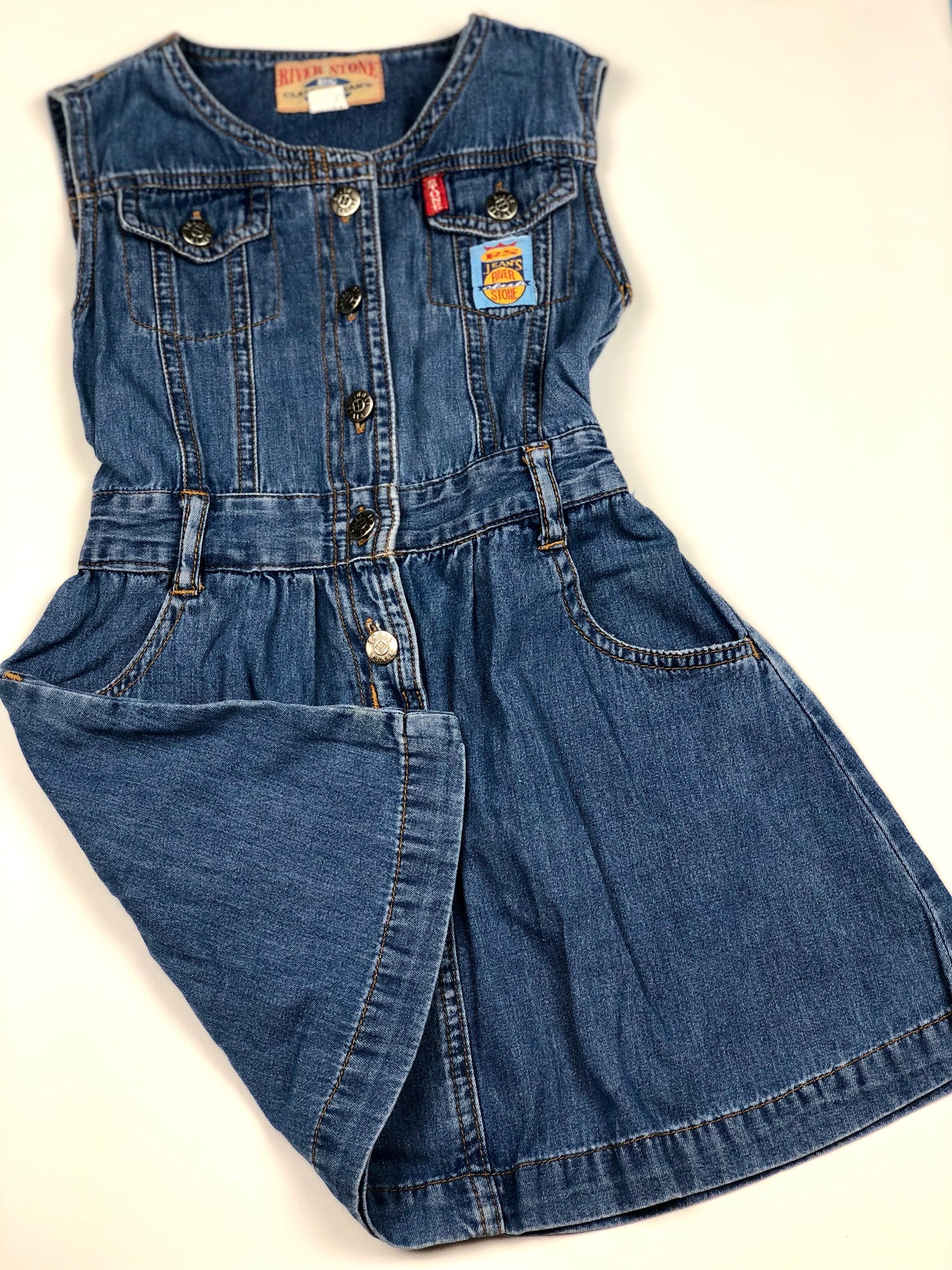 IMPARFAIT - Robe en jeans vintage River Stone 5 ans