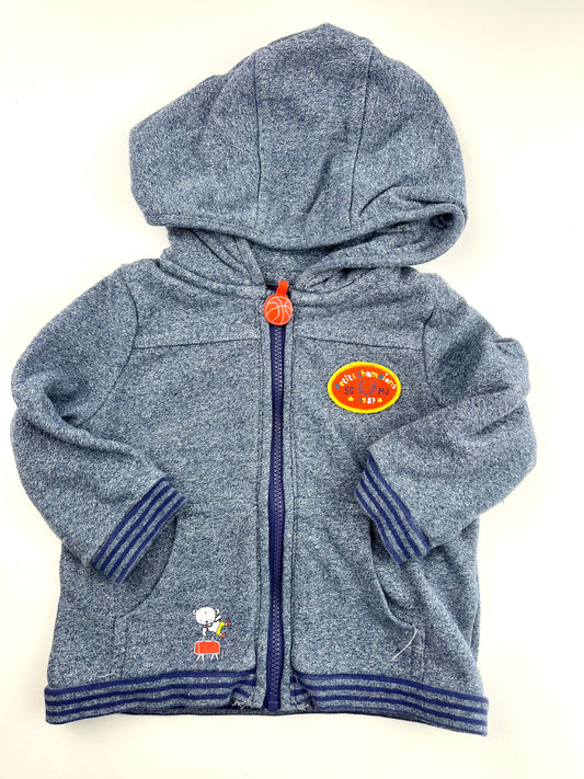 Sweat à capuche bleu Sergent Major 9 mois
