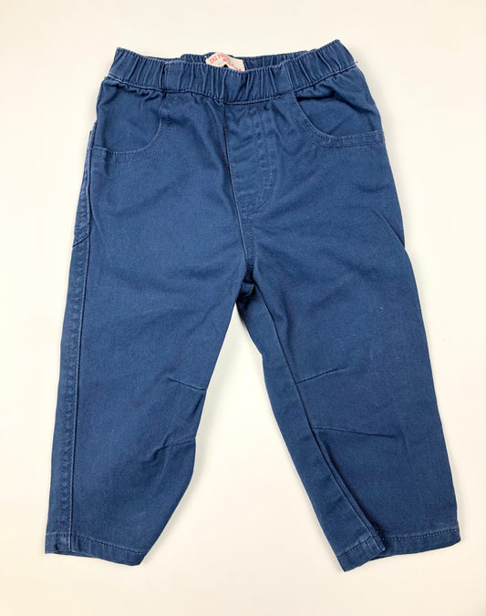 Pantalon bleu Du Pareil Au Même 12 mois