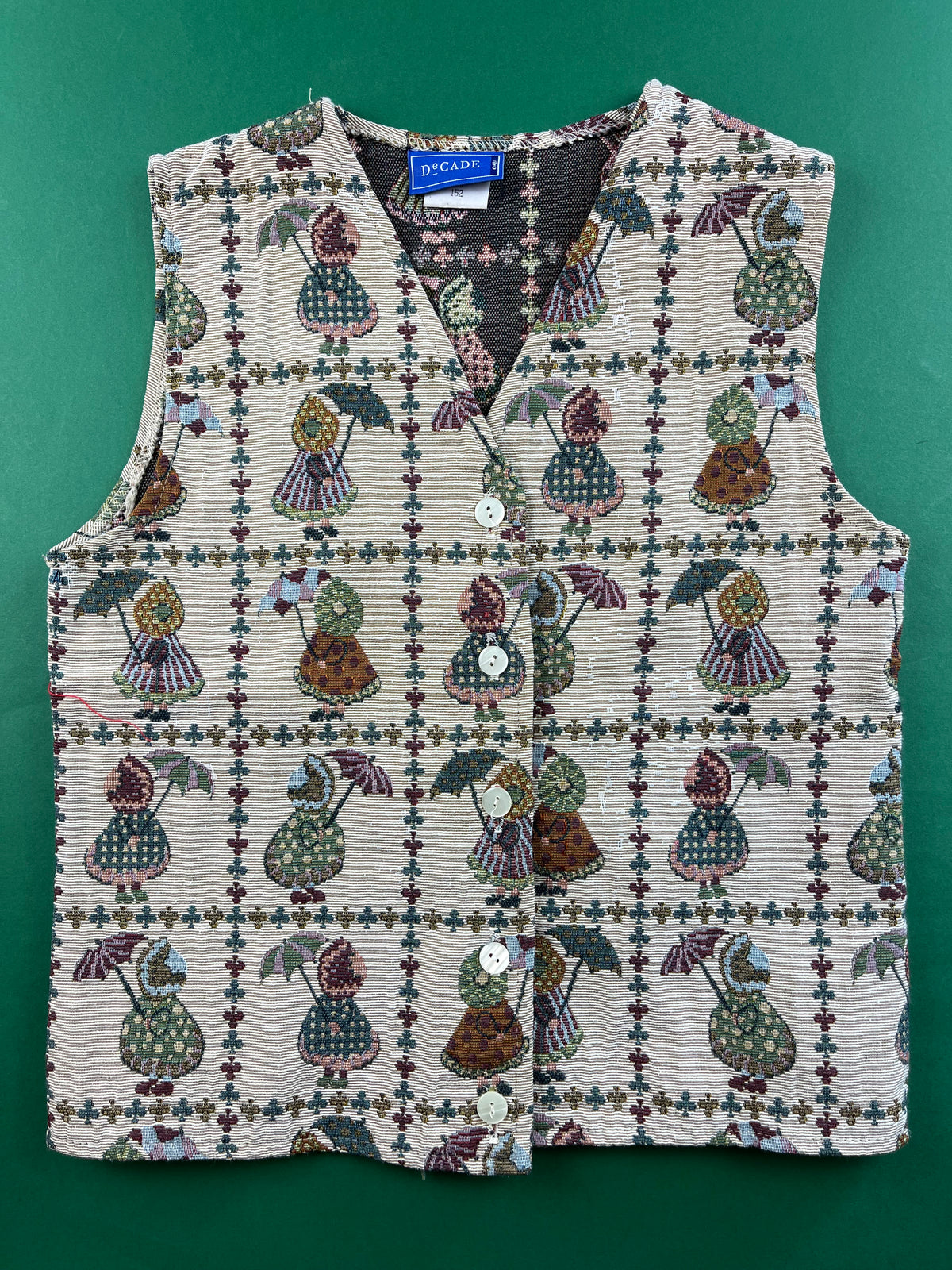 Gilet sans manches vintage DeCade 12 ans