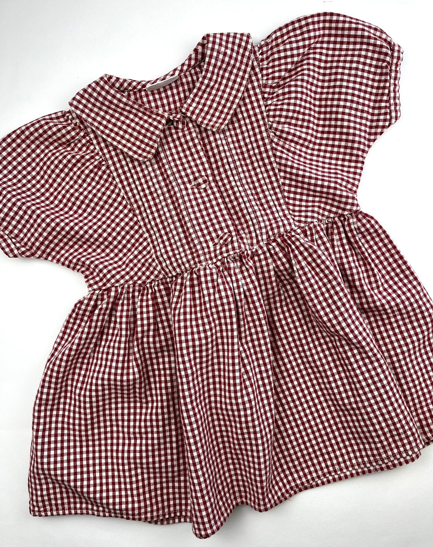 Robe vichy vintage 12 mois