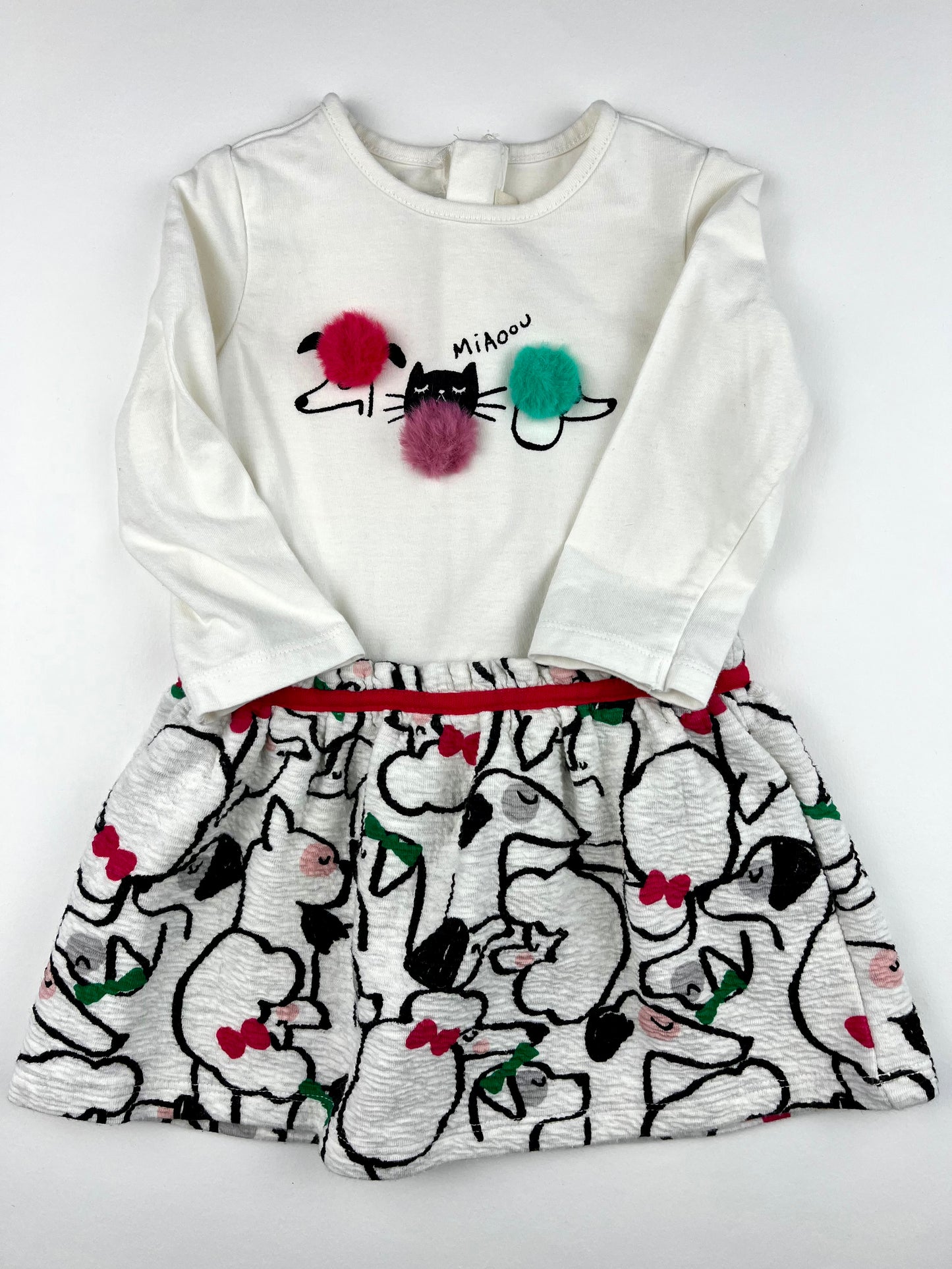 Robe motifs animaux Catimini 12 mois